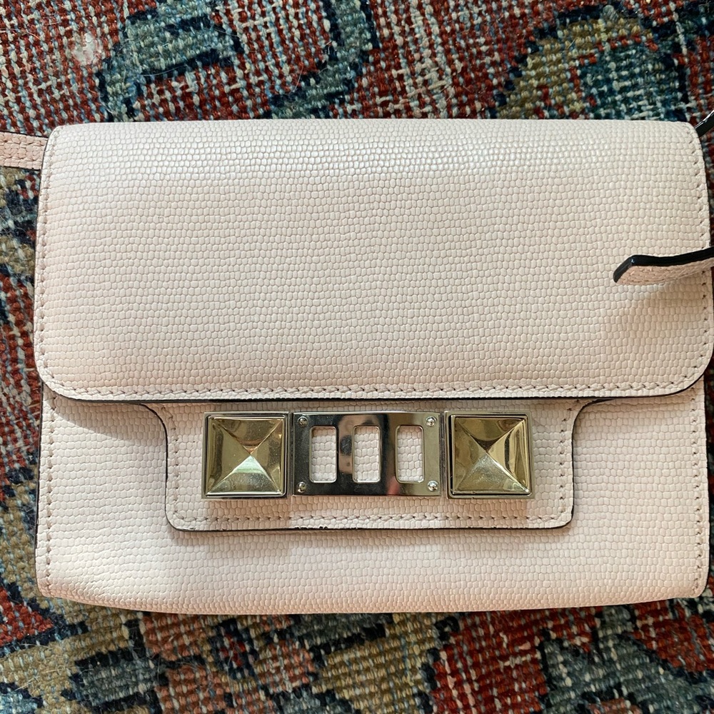 Proenza Schuler pink clutch/purse